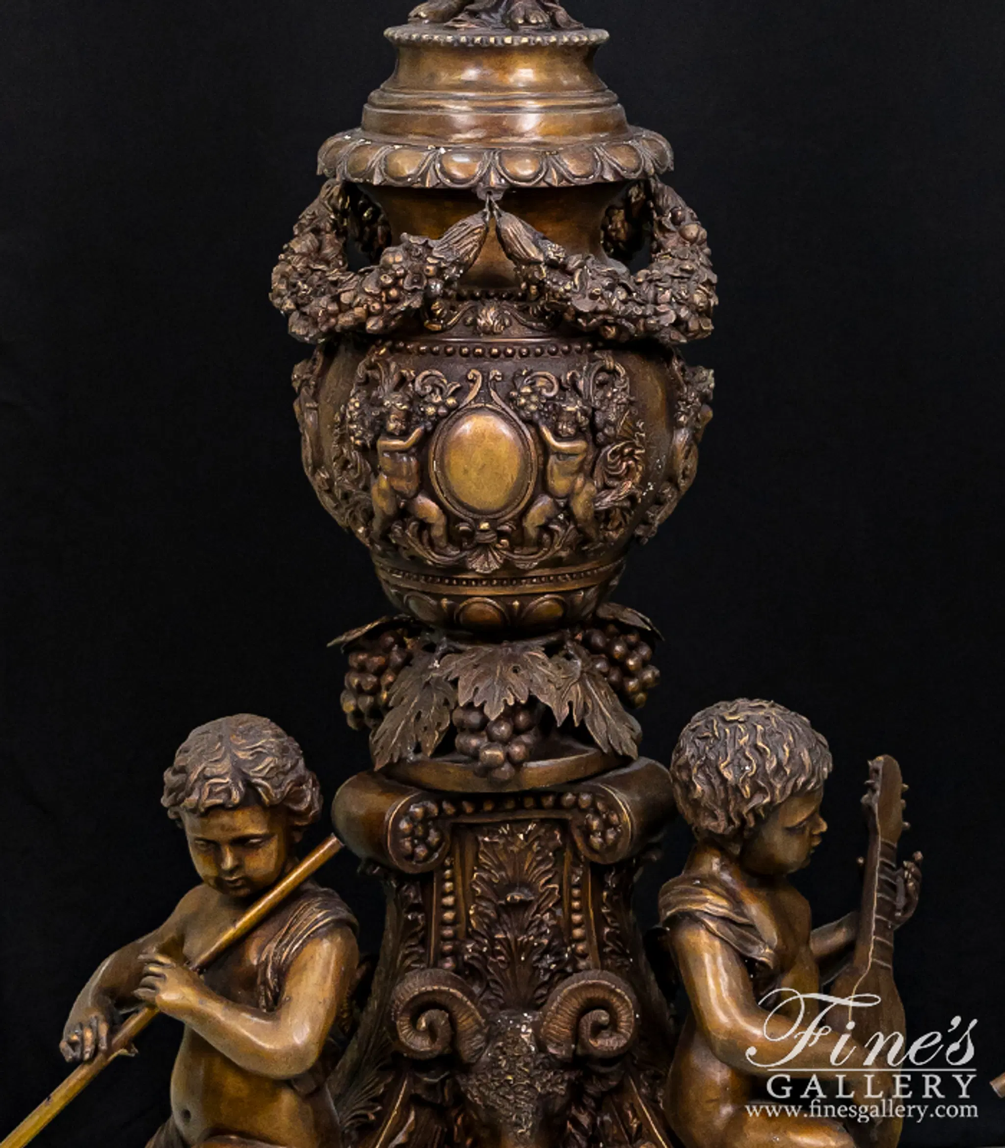 Lighting Lamposts - Ornate Bronze Lampost - LMP-002 - Fine's